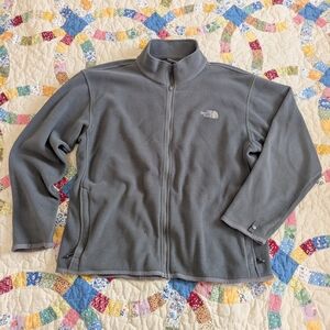 The North Face Charcoal Full-Zip Fleece